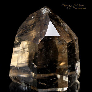 Golden Lemurian Light Language Quartz Crystal