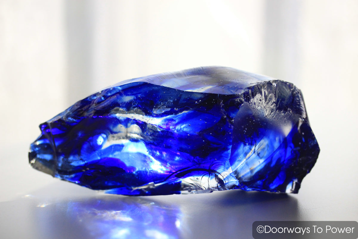 Tanzanite Fire & Elestial Starlight Monatomic Andara Crystal 'ARCTURIAN STAR-SHIP