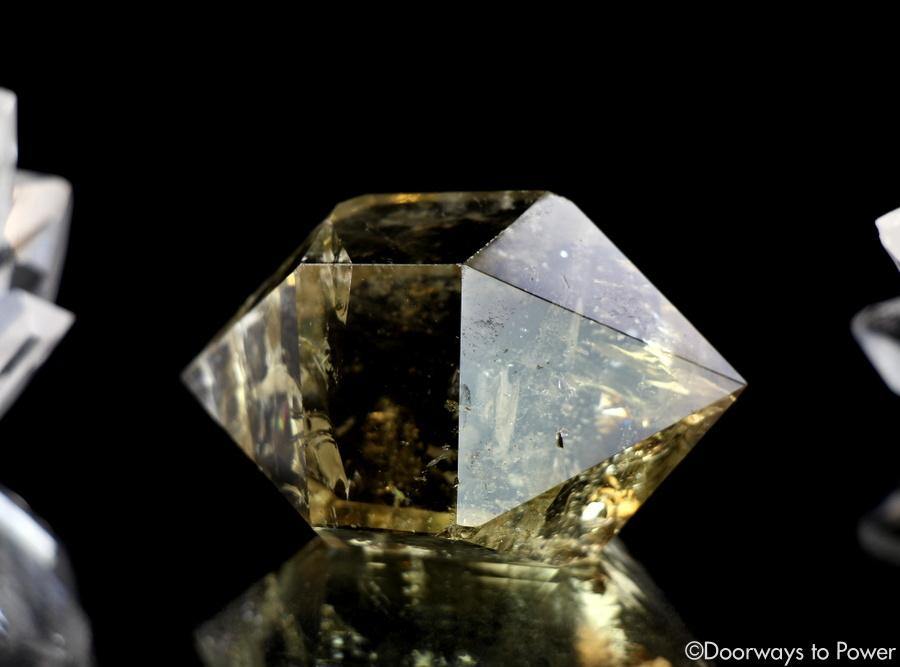 (Reserved) Citrine Smoky Phantom Quartz Crystal Generator Point w/ Rainbows