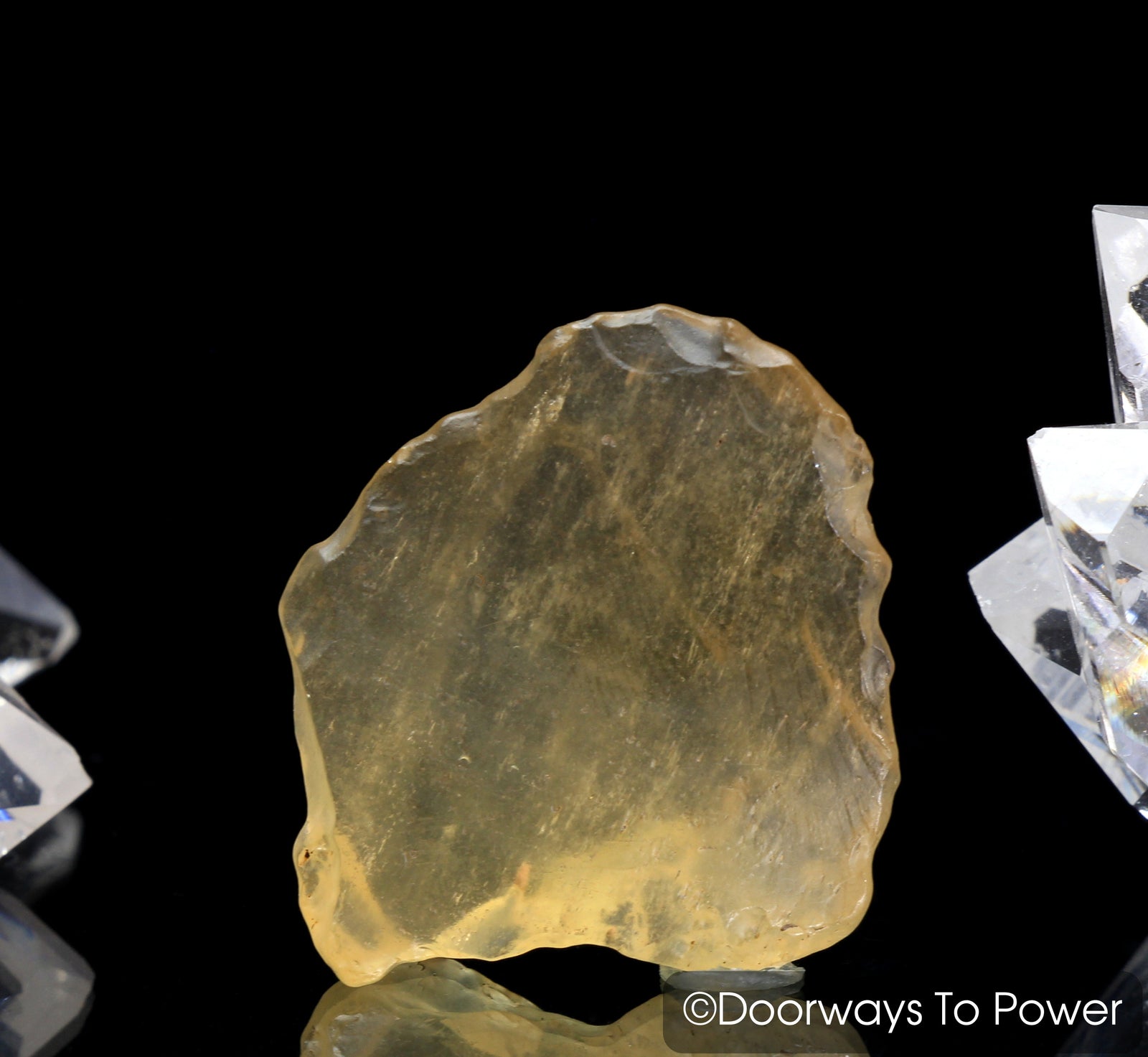 Libyan Desert Glass Specimen Gold Tektite