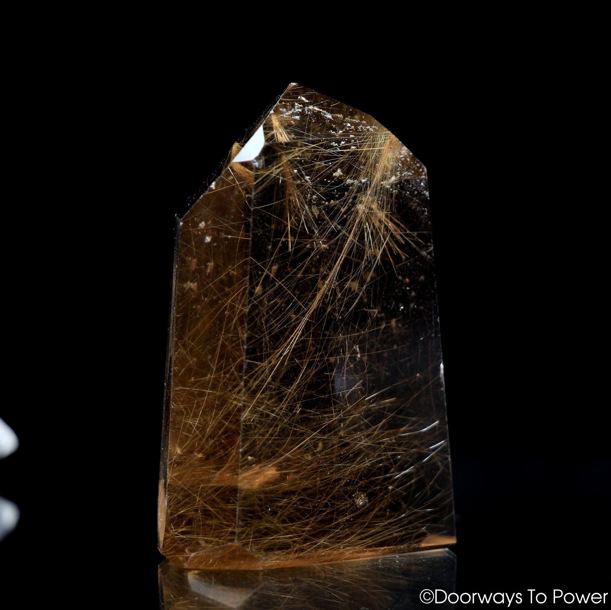 John of God Crystal Smoky Quartz Casa Crystal Golden Rutiles & Rainbows