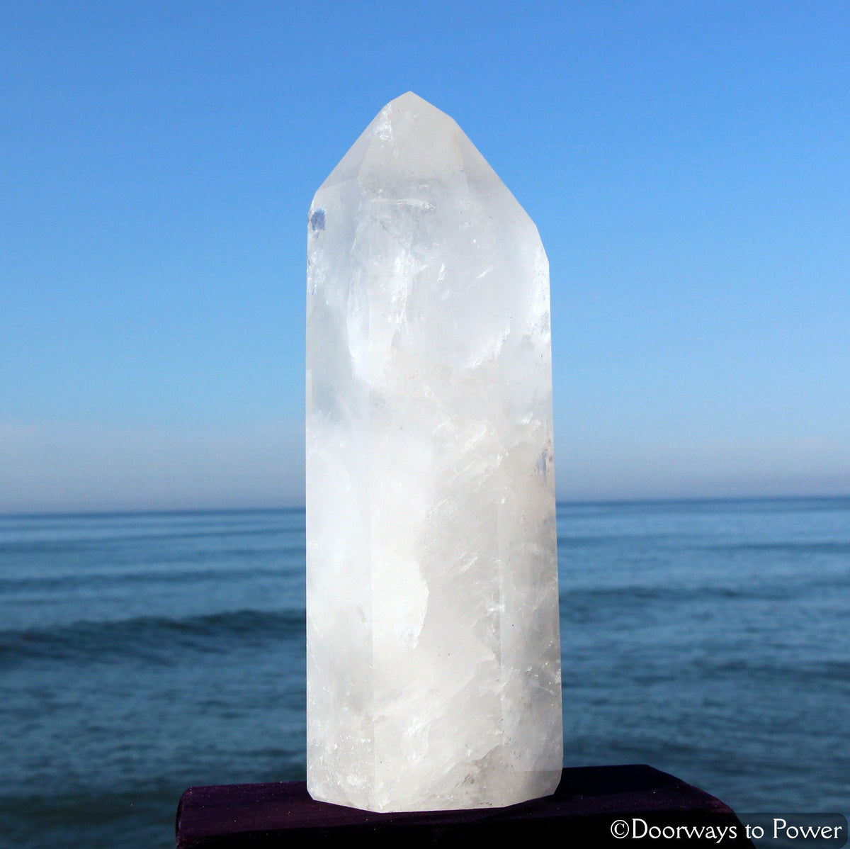 John of God Milky Quartz Casa Crystal Point