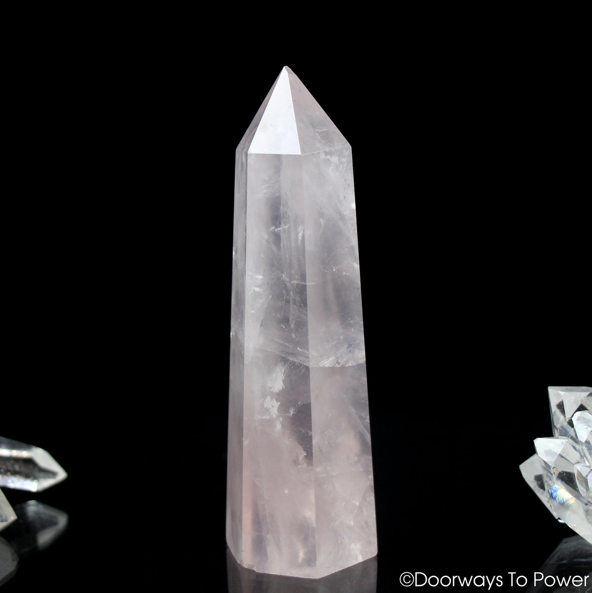 John of God Crystal Rose Quartz Casa Crystal Generator Point
