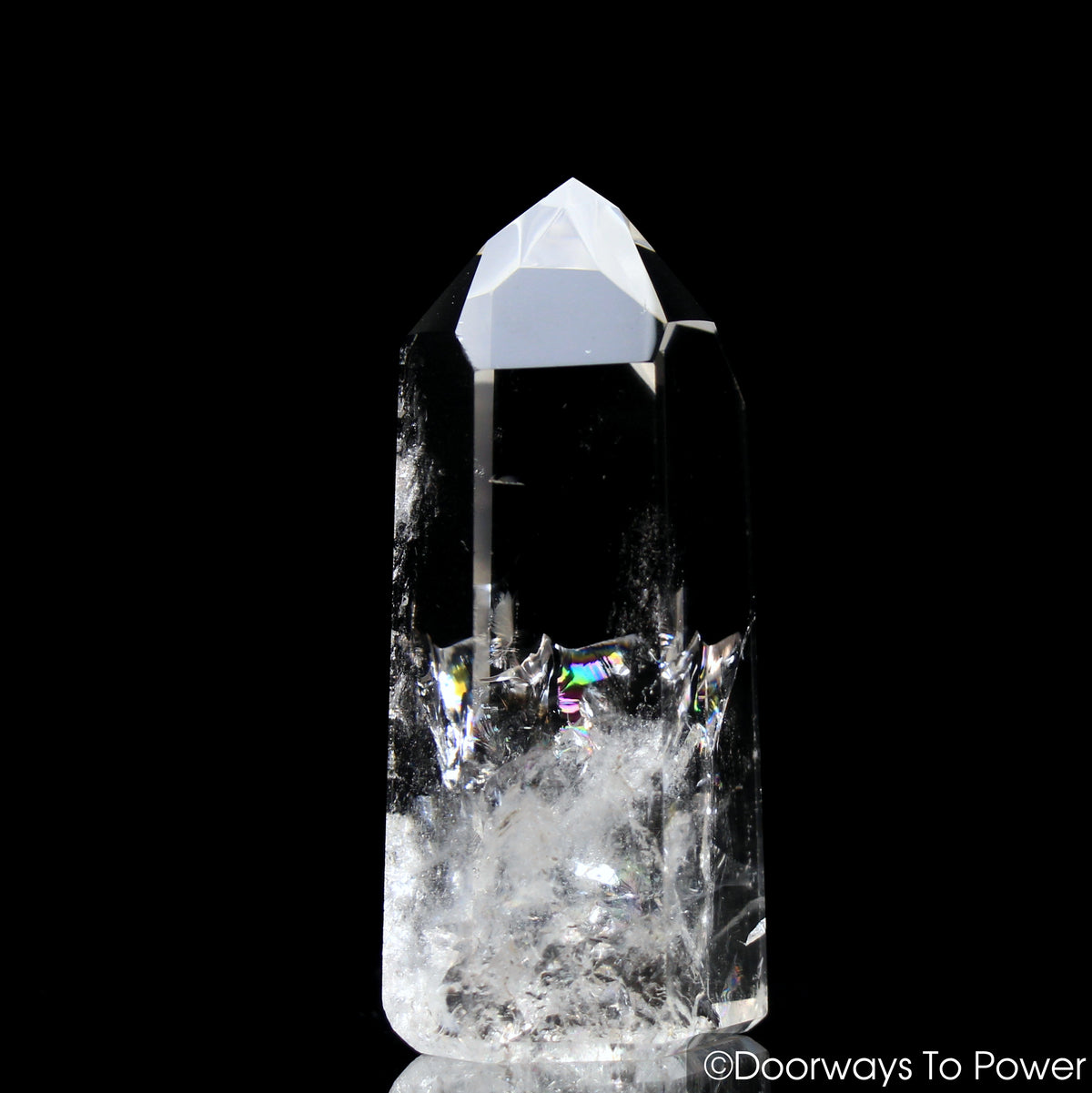 John of God Quartz Casa Crystal Temple Heart Dow & Rainbows