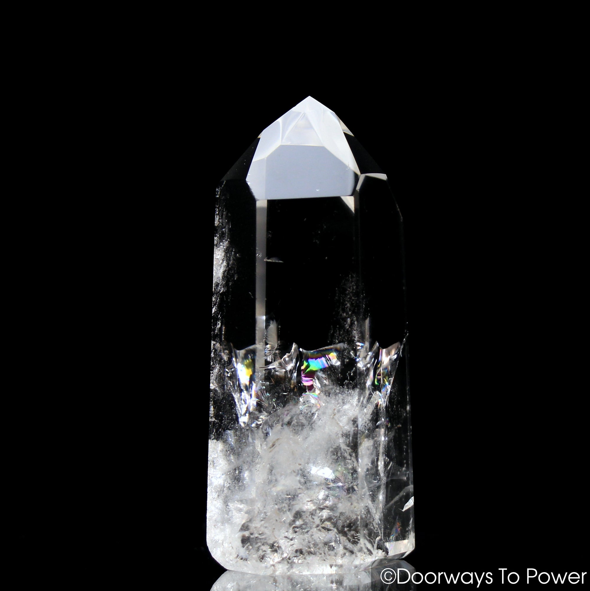 John of God Quartz Casa Crystal Temple Heart Dow & Rainbows