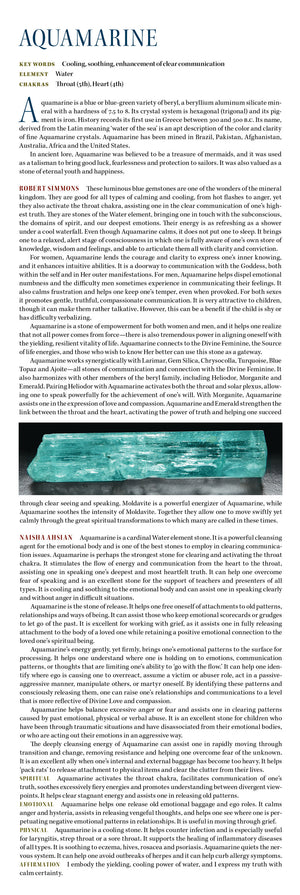 Aquamarine & Larimar Crystal Pendulum "The Blue Stone of Atlantis"