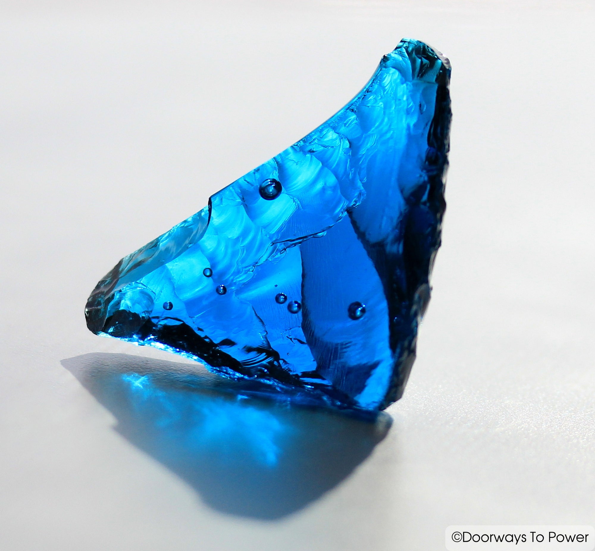 Electric Blue Atlantean Monatomic Andara Crystal Mt Shasta