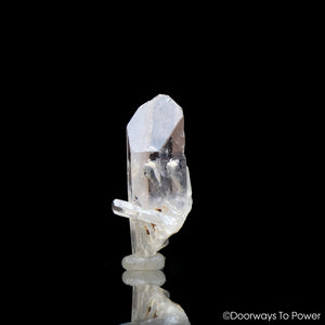Satyaloka Clear Azeztulite Quartz Crystal Point - Inner Child Penetrator Crystal