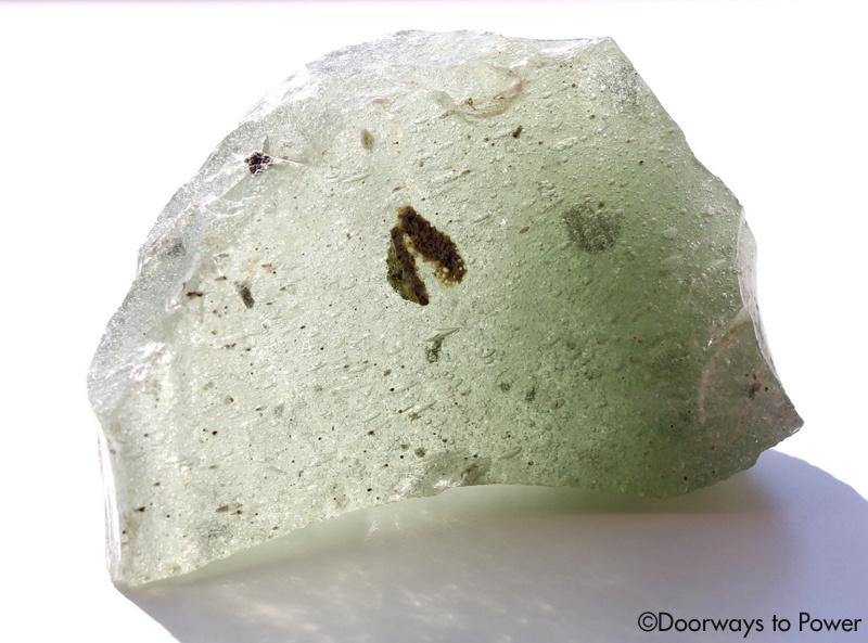 Tibetan Green Sea Foam Elder Andara Temple Crystal 'Mahatmas Wisdom'