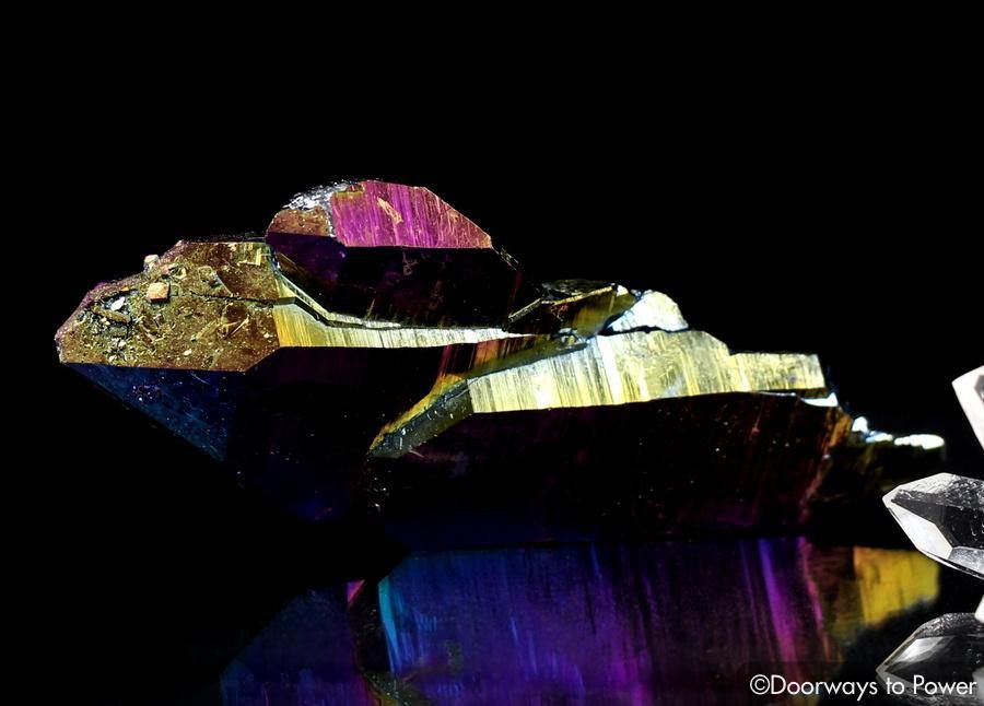 Titanium Aura Quartz DT Master Record Keeper Crystal 'Frequency Shifter'