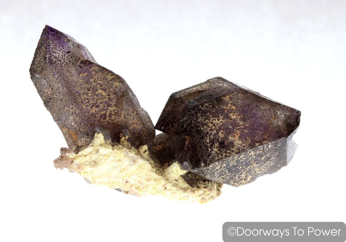 Melody Stone Super 7 Twin Record Keeper Crystal Cluster Specimen