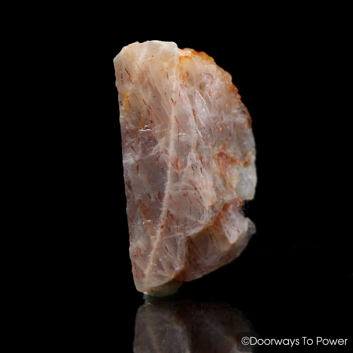 Rainbow Lattice Sunstone Crystal