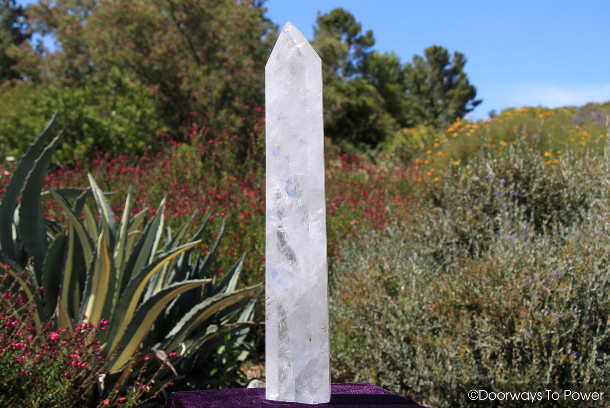 Reserved for SL <3 John of God Casa Temple Heart Dow Healing Crystal Point 'EMBRACE' 22"
