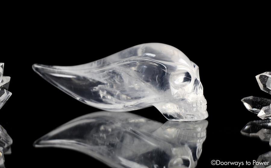 Girasol Quartz Traveler Crystal Skull 'Back to Source'