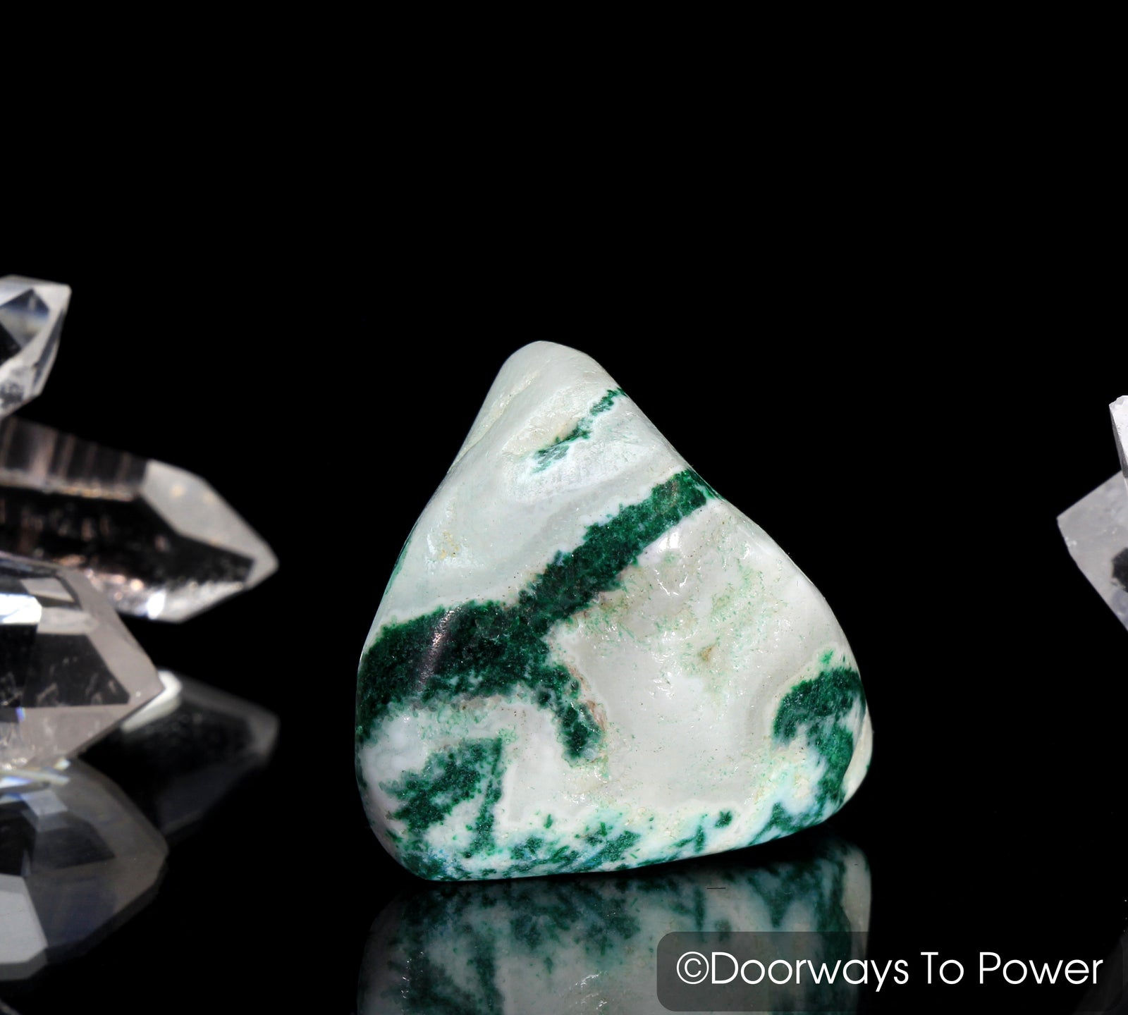 Malachite & Chrysocolla Crystal Tumbled Stone