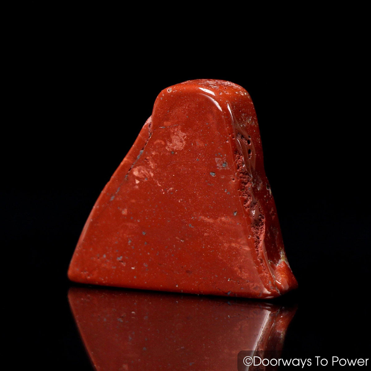 Red Fire Azeztulite Crystal Polished Tumbled Stone