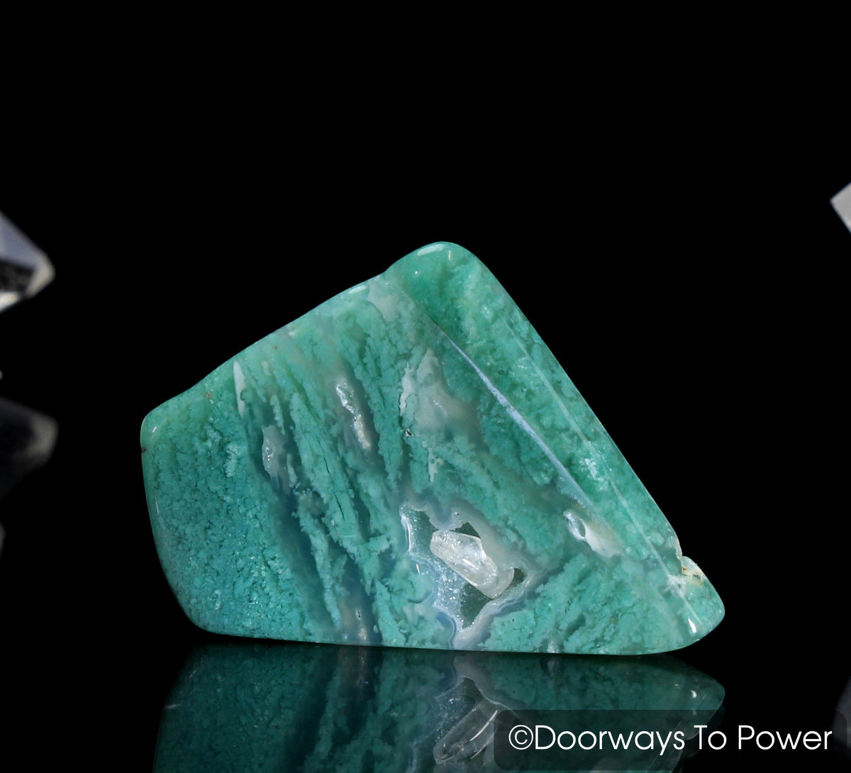 Trulite Silica Gemstone with Crystal Point Inside