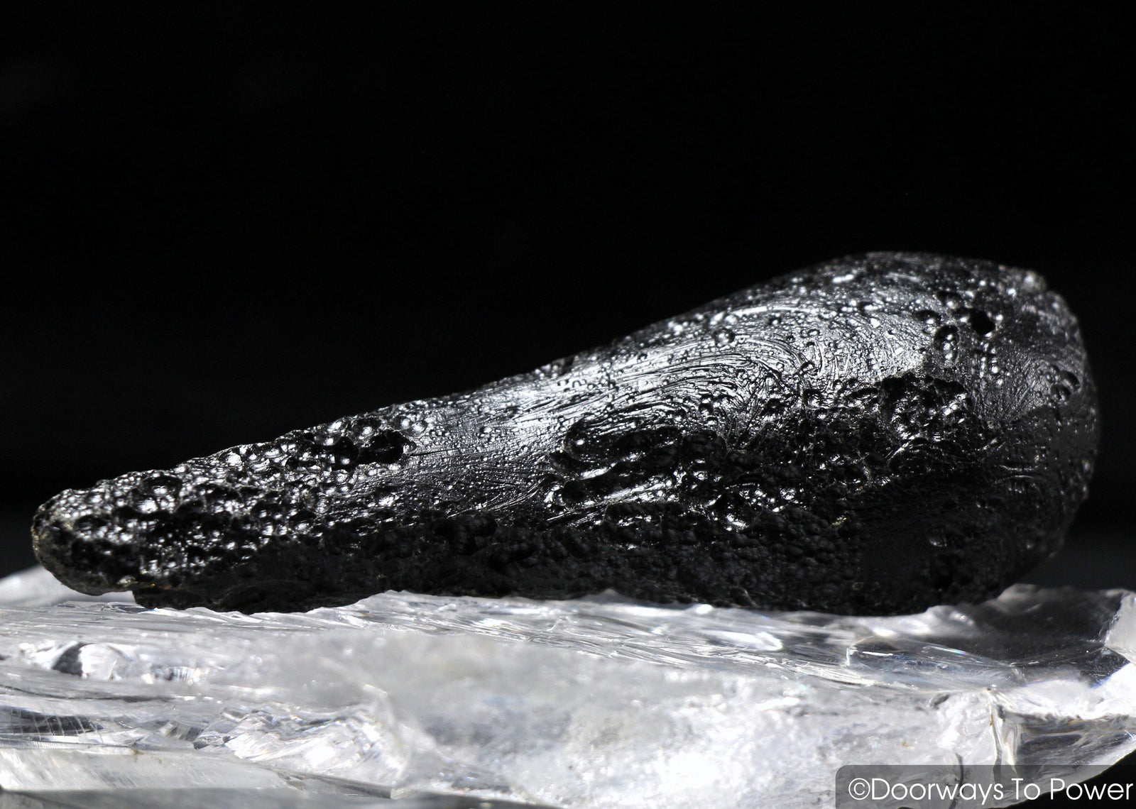 Tibetan Tektite Specimen & Synergy 12 Stone