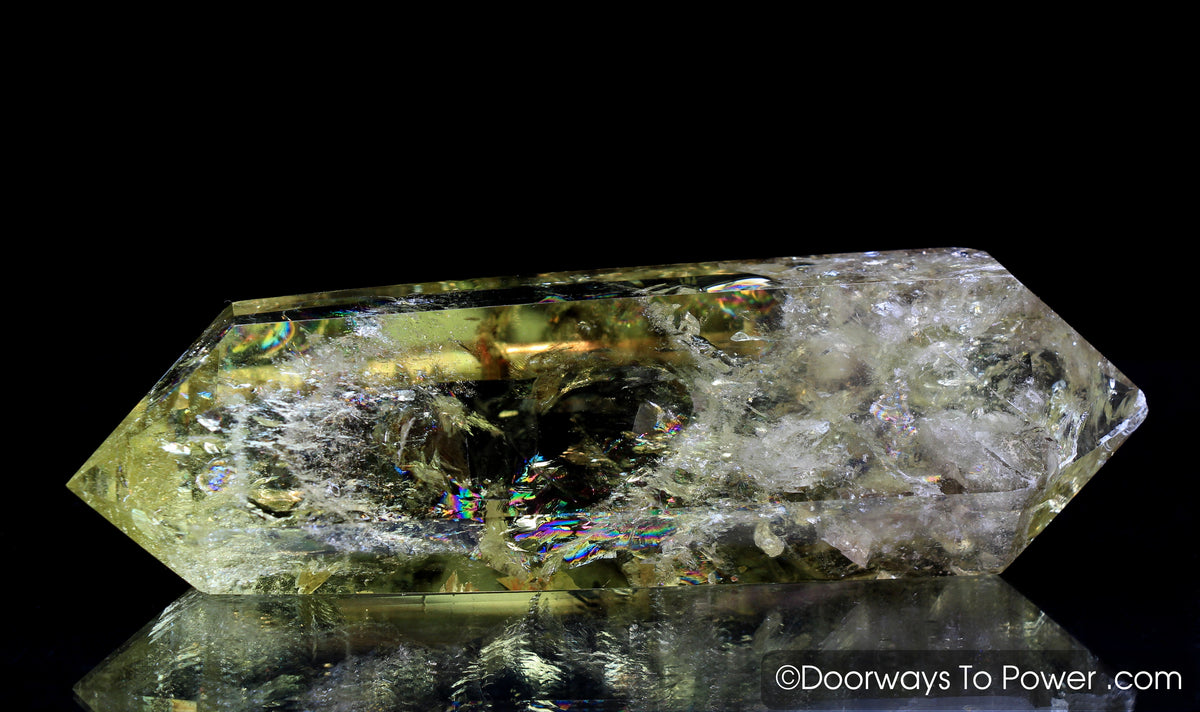 John of God Crystal DT Citrine Smoky Phantom '5D Synthesis' (RARE)