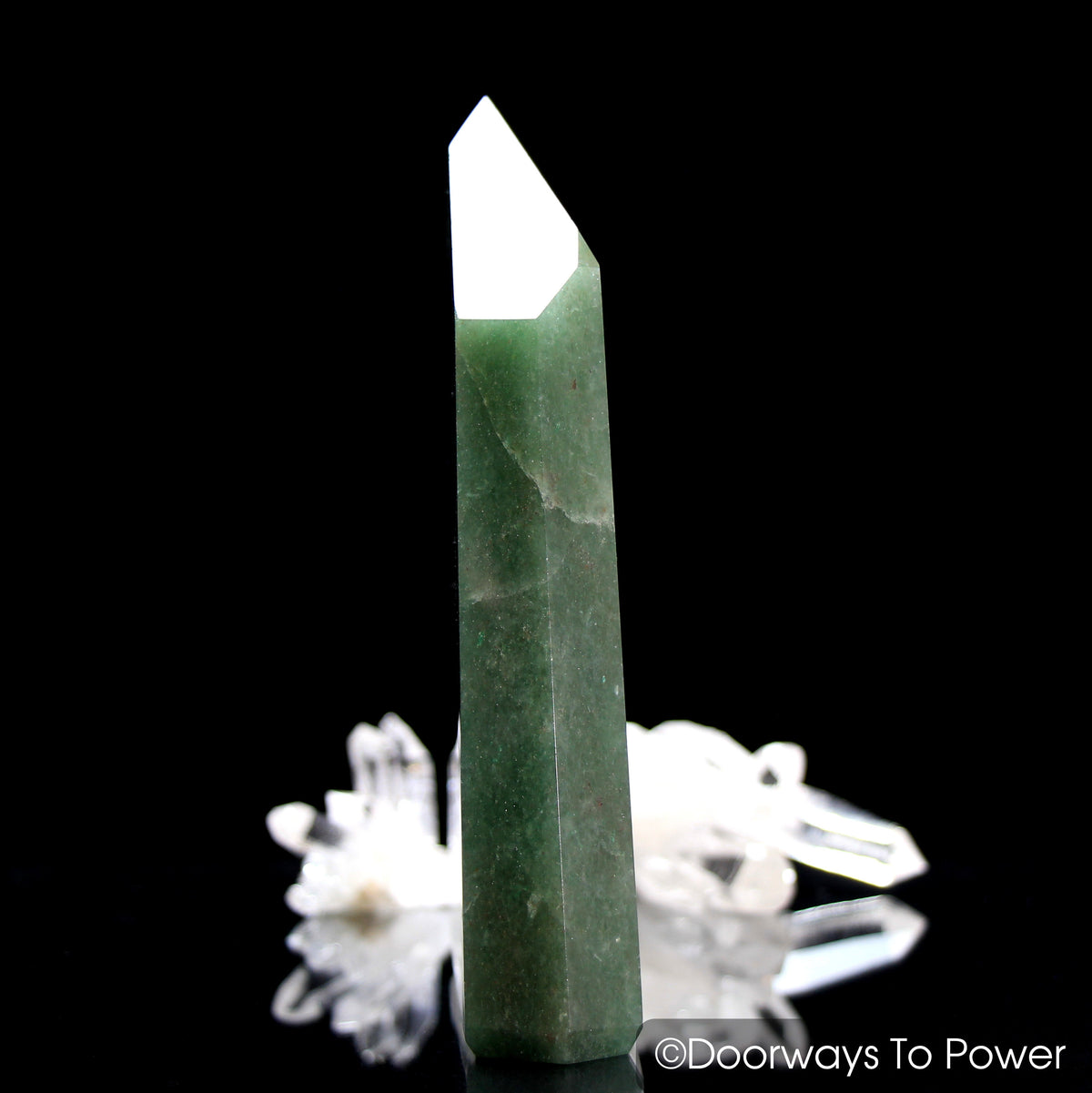 John of God Green Aventurine Manifest Spirit Prosperity Casa Crystal