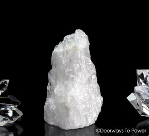White Azeztulite Altar Stone Synergy 12 Crystal