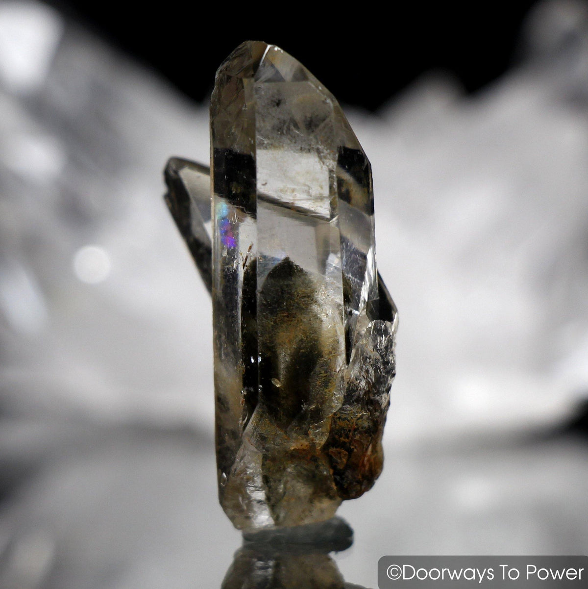 Brookite in Quartz Tantric Twin Crystal Synergy 12 Stone