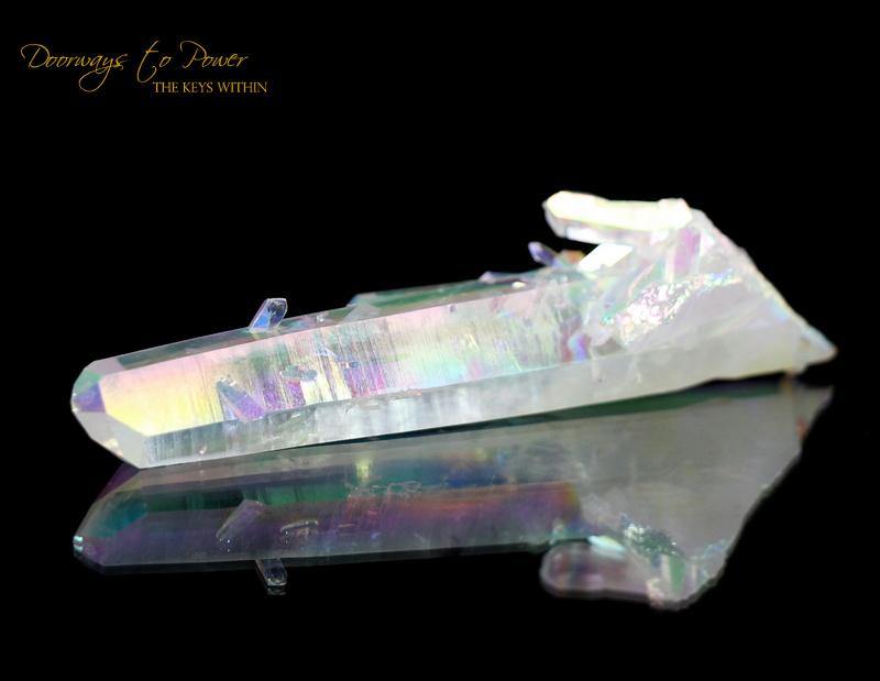 Angel Aura Lemurian Twin Quartz Inner Child Record Keeper Crystal
