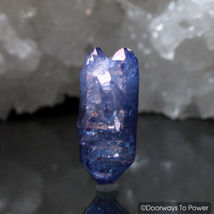 Himalayan Quartz Crystal Tanzan Aura Record Keeper Twin Crystal