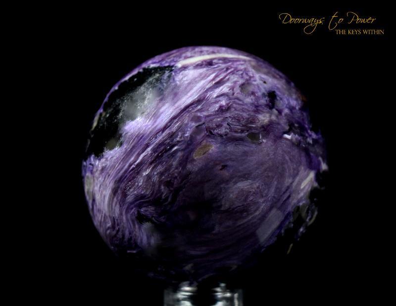 Charoite Crystal Sphere