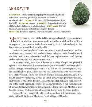 Moldavite Tektite Pendant & Synergy 12 Stone .925 DD