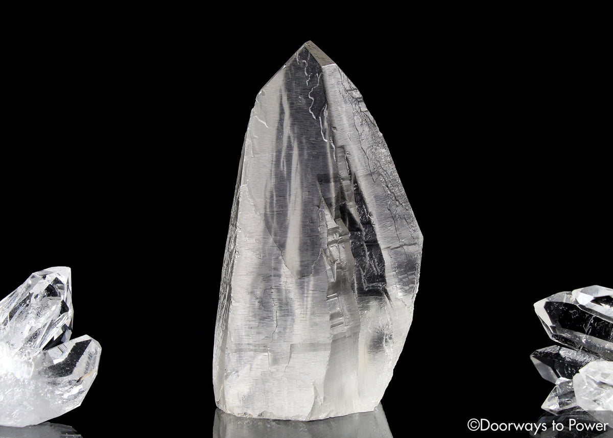 Lemurian Quartz Crystal 'Light Language 9D Energy Gateway'