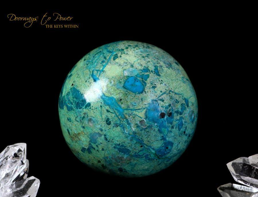 Chrysocolla Sphere