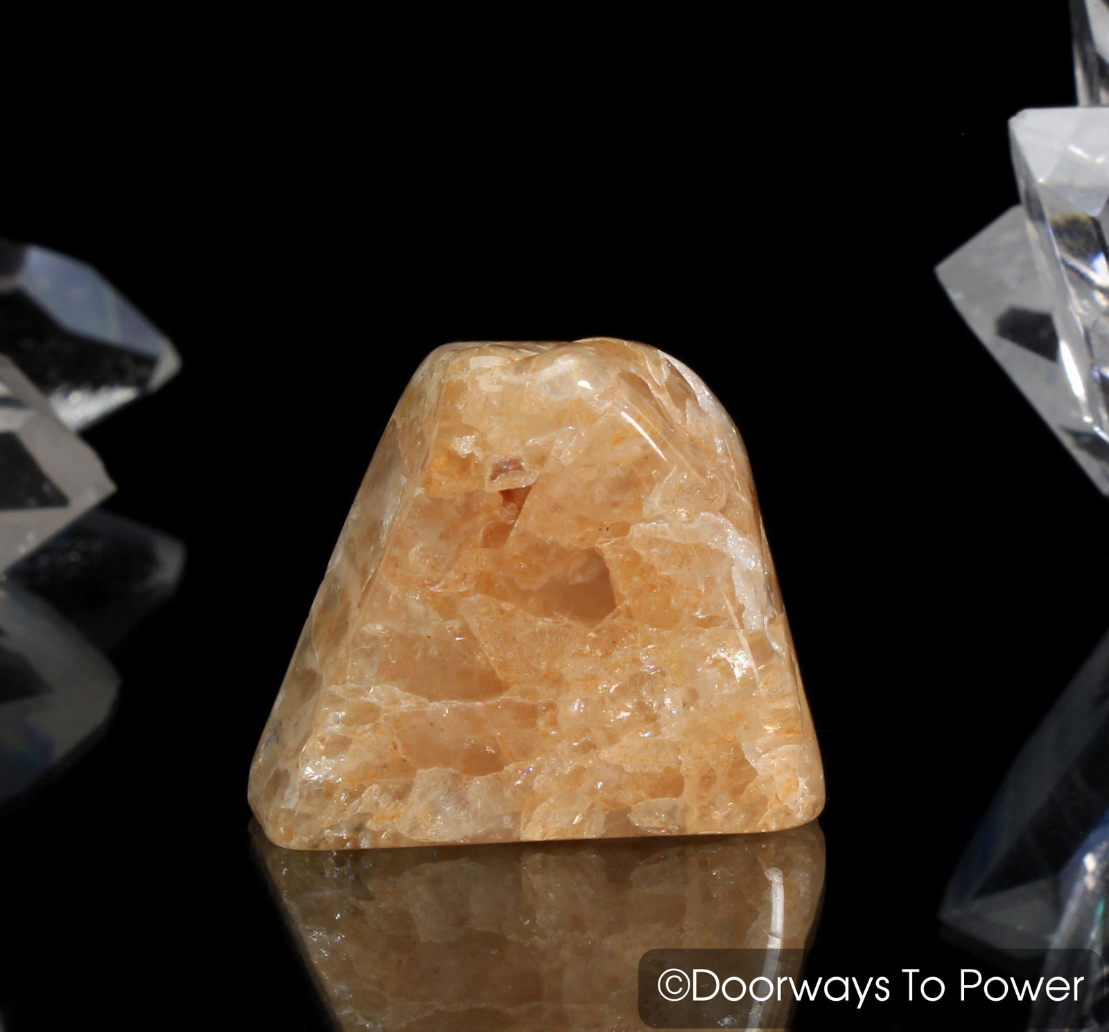 Himalaya Gold Azeztulite Crystal Polished & Azozeo Super Activated