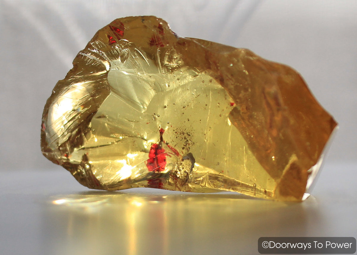 Solaris Monatomic Andara Crystal Glass with Rainbows 'Cosmic Compass'