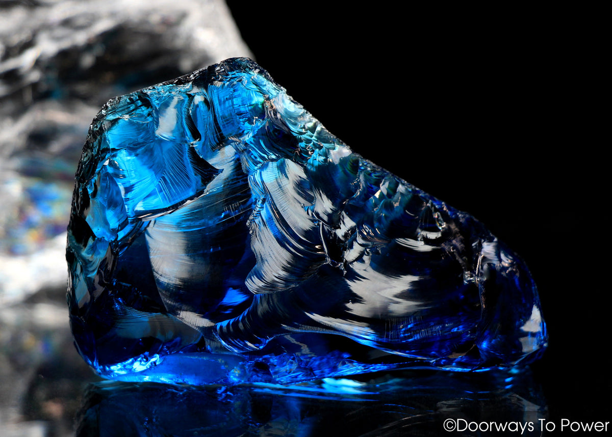 Electric Blue Atlantean Monatomic Andara Crystal