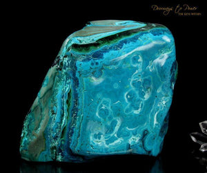 Chrysocolla & Malachite Crystal  'Stone of the Goddess'