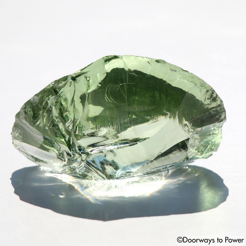 Terra Olive Earth Shaman Andara Crystal 'One Who Sees in the Dark'