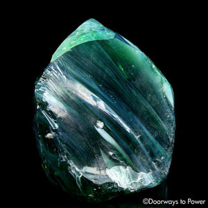 Luminescent Pleiadian Green Monatomic Andara Crystal