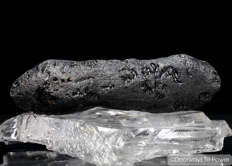 Tibetan Tektite Specimen & Synergy 12 Stone