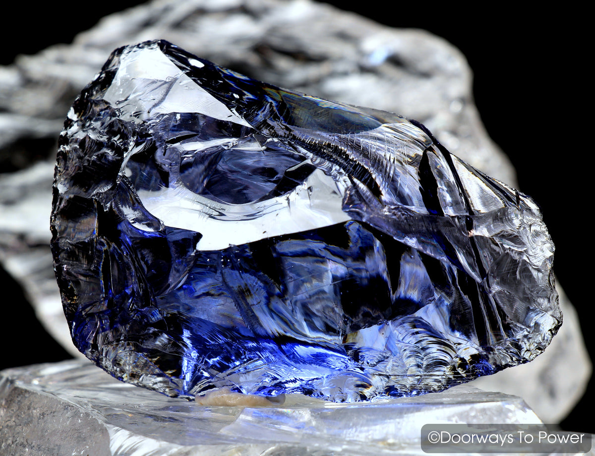 Sovereign Amethyst Lady Nellie Monatomic Andara Crystal w/ Record Keeper