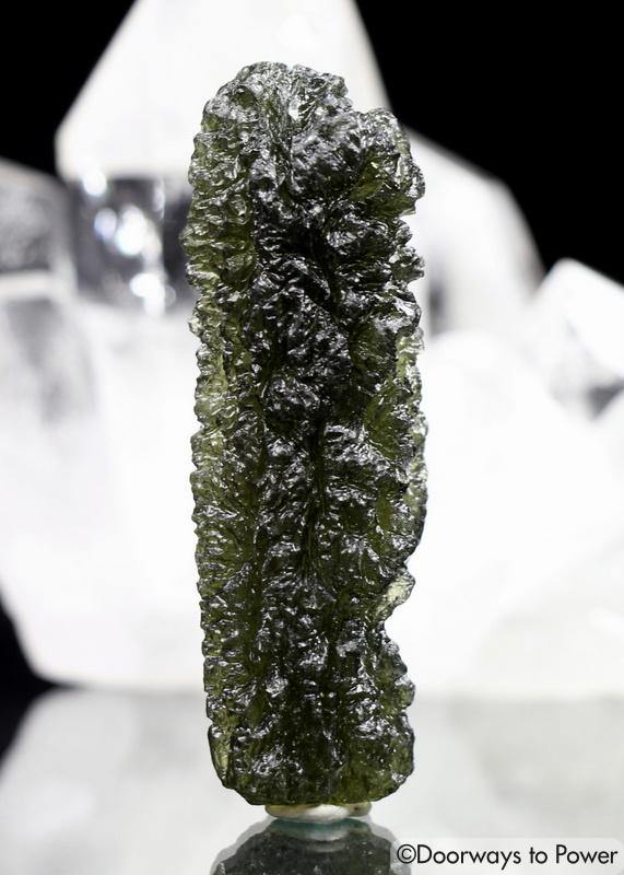 Large Museum Quality Moldavite Tektite Synergy 12 Stone