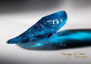 Electric Blue Atlantean Andara Crystal 'Pleiadian Emissaries of Light'