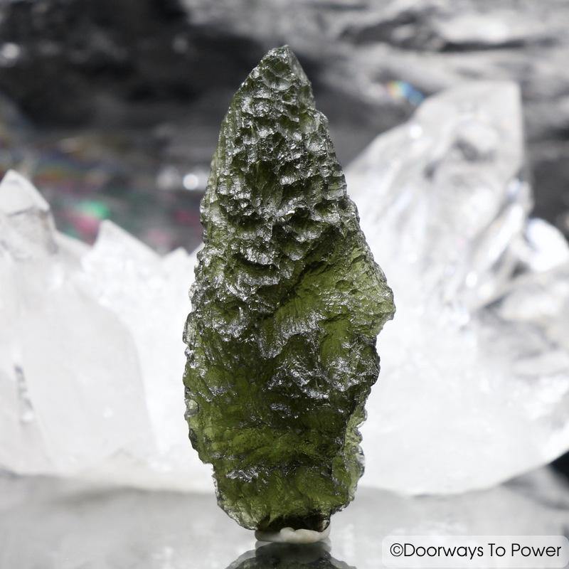 Moldavite Tektite Synergy 12 Stone