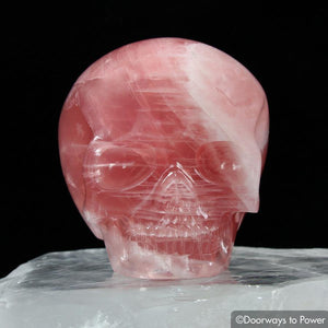Rose Quartz Magical Child Master Crystal Skull 'Crystalline Hu Man'