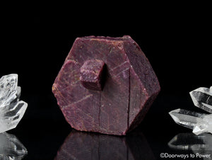 Ruby Corundum Crystal Specimen 