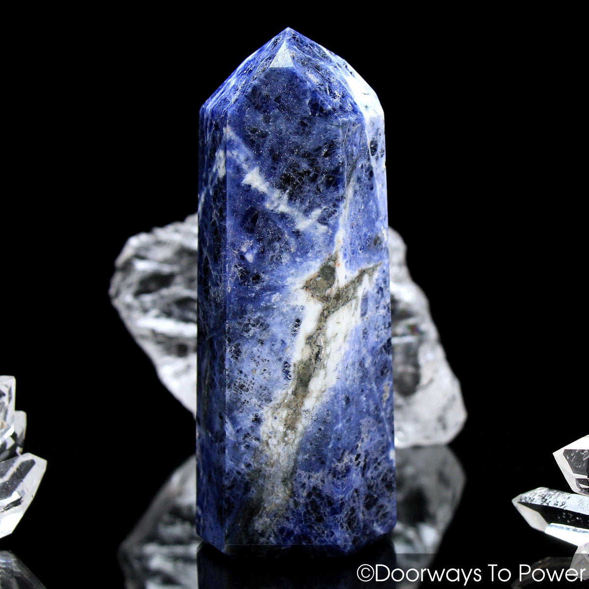 John of God Sodalite Casa Crystal Point & Channeler