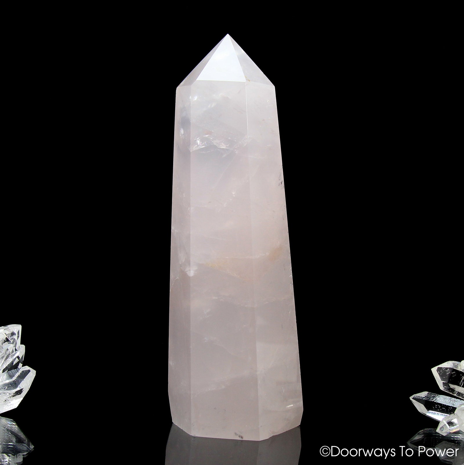 John of God Crystal Rose Quartz Casa Crystal Healing Tower 