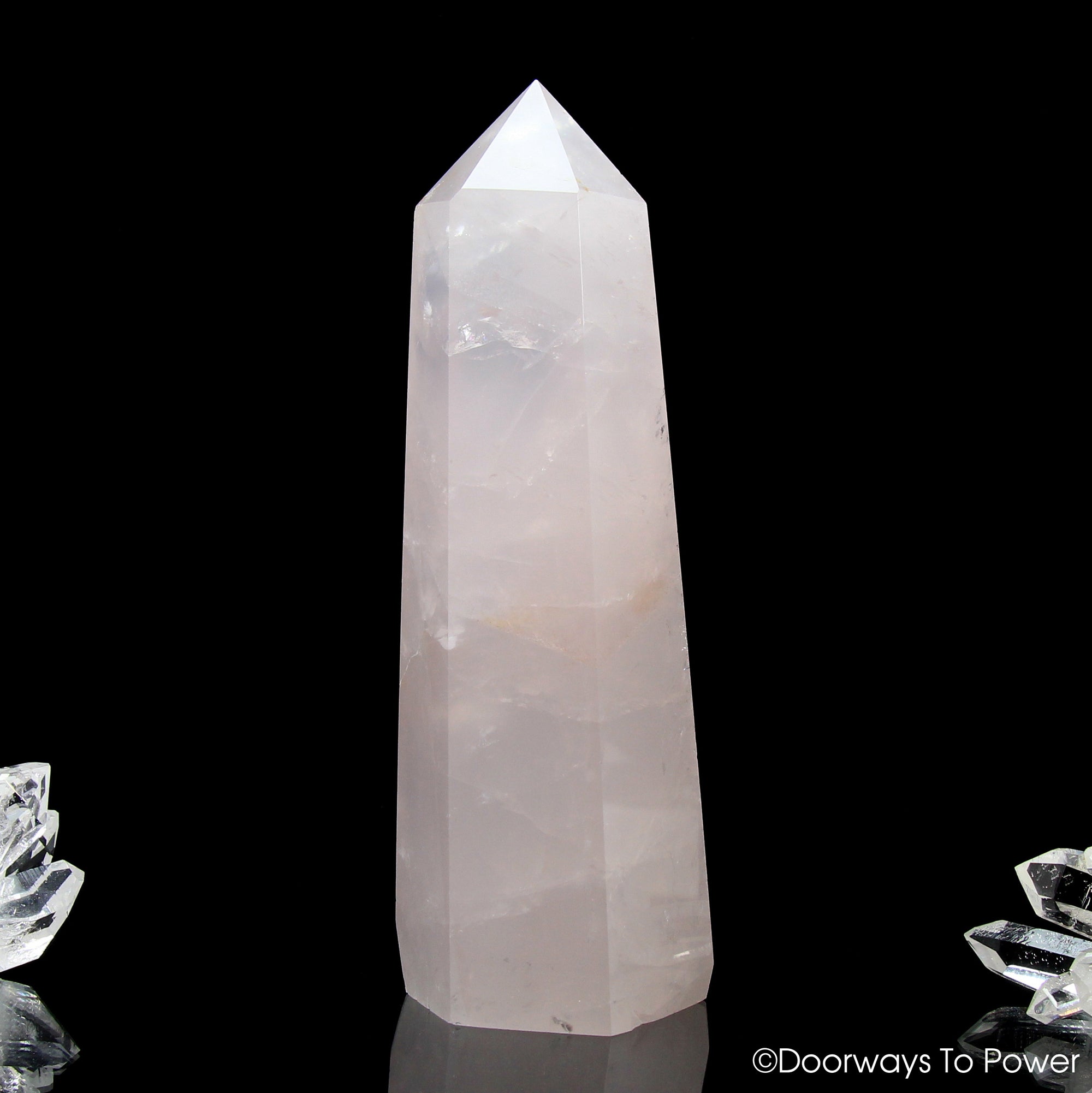 John of God Crystal Rose Quartz Casa Crystal Healing Tower 