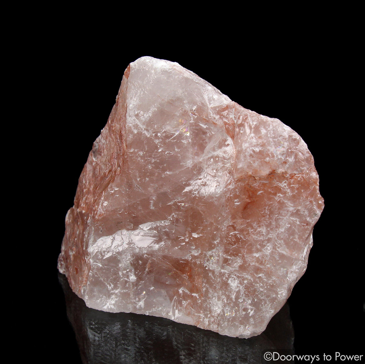 Pink Fire Azeztulite Crystal Altar Stone