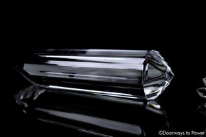 Galactic Golden Dolphin Vogel Healing Crystal Wand & Dow